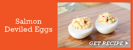 Salmon Deviled Eggs